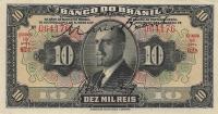 p114a from Brazil: 10 Mil Reis from 1923